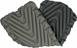 Надувной коврик Klymit Static V Luxe, серый