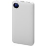 Внешний аккумулятор с дисплеем Mild, 10 000 mAh, белый