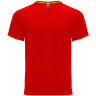 Футболка Roly Monaco унисекс, красный, размер 3XL (58-60)