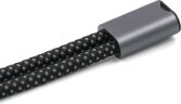 Ремешок-держатель для телефона с зарядным кабелем USB-C - USB-C Lany Wristband Charge Eco, серый