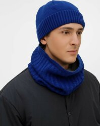 Снуд teplo ComFleece, темно-синий (кобальт)