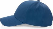 Бейсболка XD Collection Impact из переработанного хлопка AWARE™, 6 клиньев, 280 г/м2, темно-синий
