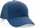 Бейсболка XD Collection Impact из переработанного хлопка AWARE™, 6 клиньев, 280 г/м2, темно-синий