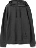 Толстовка с капюшоном унисекс Hoodie, серый меланж (антрацит), XS