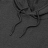 Толстовка с капюшоном унисекс Hoodie, серый меланж (антрацит), XS