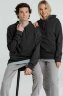 Толстовка с капюшоном унисекс Hoodie, серый меланж (антрацит), XS