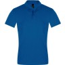 Рубашка поло мужская Sol's Perfect Men 180, ярко-синяя, размер XS
