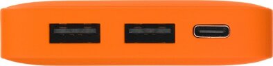 Внешний аккумулятор с подсветкой Ancor Plus 10000 mAh, оранжевый