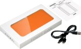 Внешний аккумулятор с подсветкой Ancor Plus 10000 mAh, оранжевый