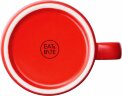 Чайная пара Eat&Bite Brighton : блюдце овальное, чашка, коробка, красный