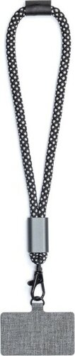 Ремешок-держатель для телефона на запястье Lany Wristband Eco, серый