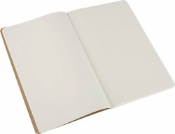 Записная книжка Moleskine Cahier (нелинованный, 3 шт.), Large (13х21 см), бежевый