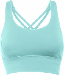 Спортивный топ Roly Basel женский, ментоловый, размер L