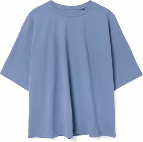 Футболка унисекс оверсайз Street Vibes, синяя (лавандовая), M/L