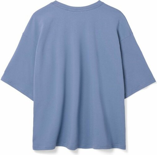 Футболка унисекс оверсайз Street Vibes, синяя (лавандовая), M/L