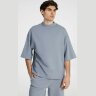 Футболка оверсайз унисекс T9, серая, XL/2XL