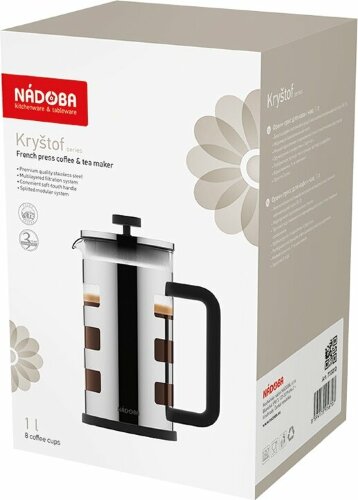 Френч-пресс NADOBA KRYSTOF 1 л