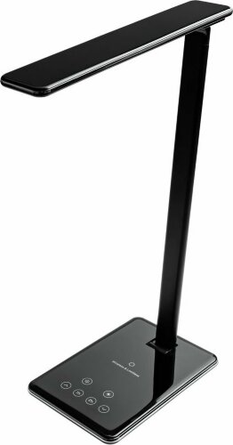 Настольная лампа с беспроводной зарядкой Uniscend Power Spot, черная