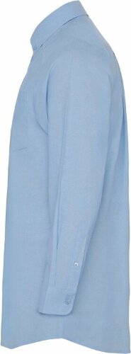 Рубашка мужская Roly Oxford, небесно-голубой, размер 2XL