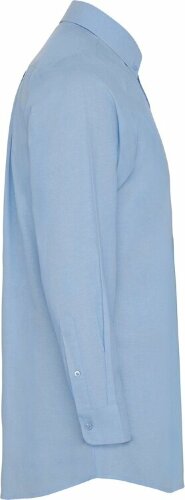 Рубашка мужская Roly Oxford, небесно-голубой, размер 2XL