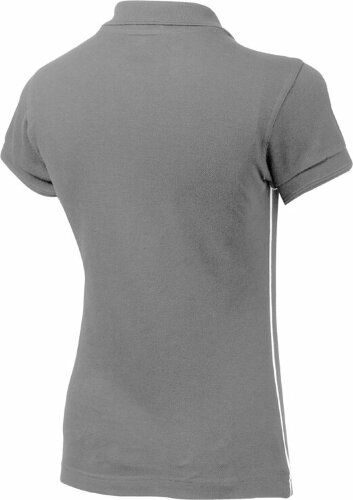 Рубашка поло Slazenger Backhand женская, серый/белый, размер 2XL