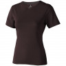 Женская футболка Elevate Nanaimo с коротким рукавом, шоколадный коричневый, размер L (48-50)
