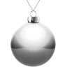 Оформительский шар Finery, 10 см, глянцевый серебристый