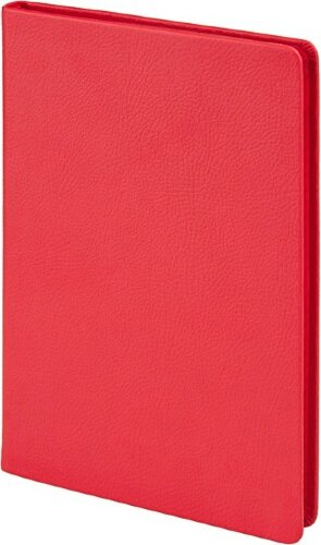 Ежедневник недатированный А5 Megapolis Nappa, красный