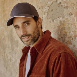 Бейсболка Atlantis LIBERTY SANDWICH-S 270, 6 клиньев, металлическая застежка, коричневый, белый, размер 58 - 58.5 см