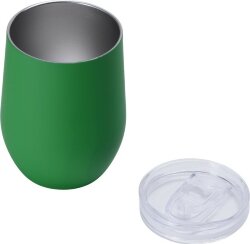 Термокружка Sense Gum, soft-touch, непротекаемая крышка, 370мл, крафтовая упаковка, зеленый
