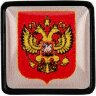 Шильдик с наклейкой «Российская Федерация», черный