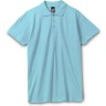 Рубашка поло мужская Sol's Spring 210, бирюзовая, размер S