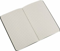 Записная книжка Moleskine Cahier (в клетку, 1 шт.), Large (13х21 см), черный