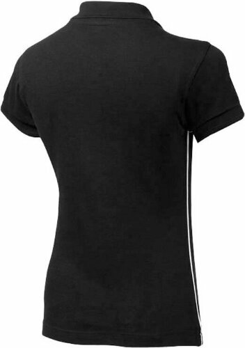 Рубашка поло Slazenger Backhand женская, черный/белый, размер 2XL