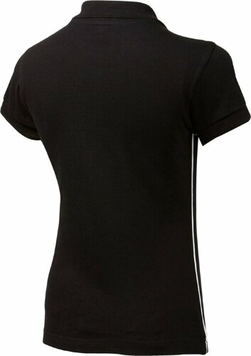 Рубашка поло Slazenger Backhand женская, черный/белый, размер 2XL