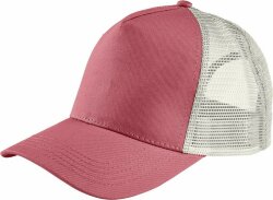 Бейсболка Blink, розовая (лососевая) с молочно-белым