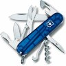 Офицерский нож Victorinox Climber 91, прозрачный синий