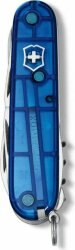 Офицерский нож Victorinox Climber 91, прозрачный синий