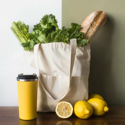 Термокружка вакуумная Palermo Lemoni, желтая