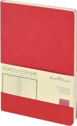Ежедневник недатированный А5 Megapolis Classic Flex, красный