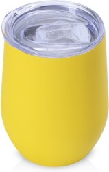 Термокружка Vacuum mug C1, soft touch, 370мл, желтый