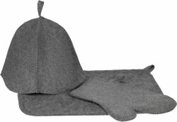 Набор для бани «Парилка», ver.2, серый