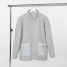 Куртка унисекс Manevr Oblako, светло-серая, размер XL/2XL