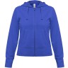 Толстовка женская Hooded Full Zip ярко-синяя, XL