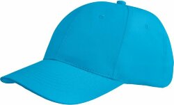 Бейсболка Sol&#039;s Apollo, ярко-бирюзовая