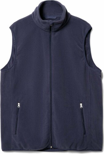 Жилет флисовый унисекс Nesse, темно-синий, XL/2XL