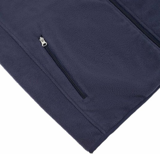 Жилет флисовый унисекс Nesse, темно-синий, XL/2XL