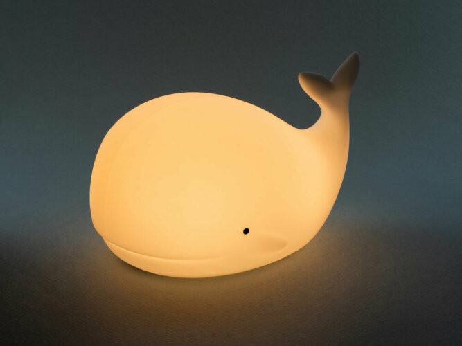 Ночник KIANA Whale, белый
