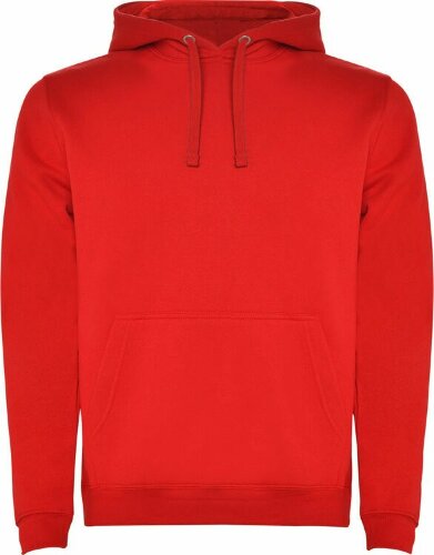 Толстовка с капюшоном Roly Urban мужская, красный, размер 2XL (58-60)