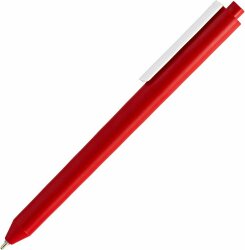 Ручка шариковая Pigra P03 Mat, красная с белым